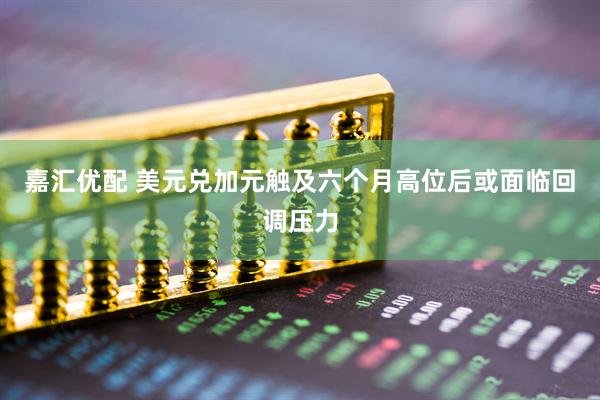 嘉汇优配 美元兑加元触及六个月高位后或面临回调压力