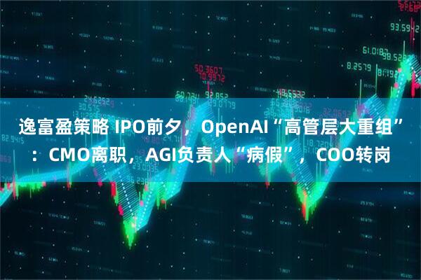 逸富盈策略 IPO前夕，OpenAI“高管层大重组”：CMO离职，AGI负责人“病假”，COO转岗