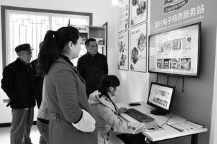 电子商务服务站. 四川内江建成首个电子商务示范村